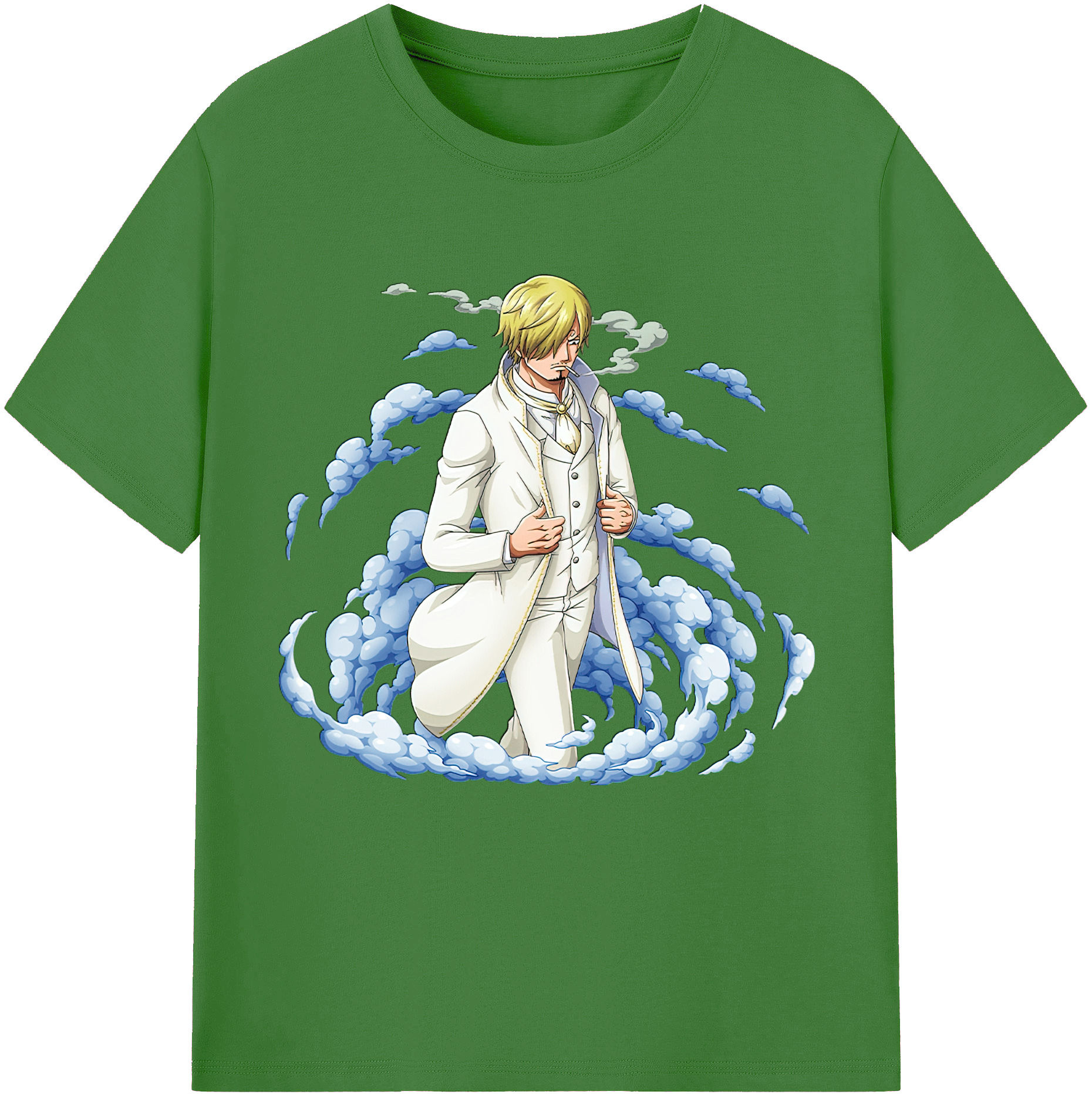 （画像用） ワンピース サンジ ONE PIECE Sanji レディースカジュアルプリントTシャツ（綿100％）